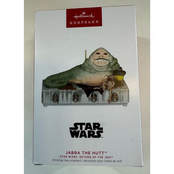 Hallmark 2023 Keepsake Star Wars Jabba the Hutt Christmas Ornament New in Box - Picture 1 of 3